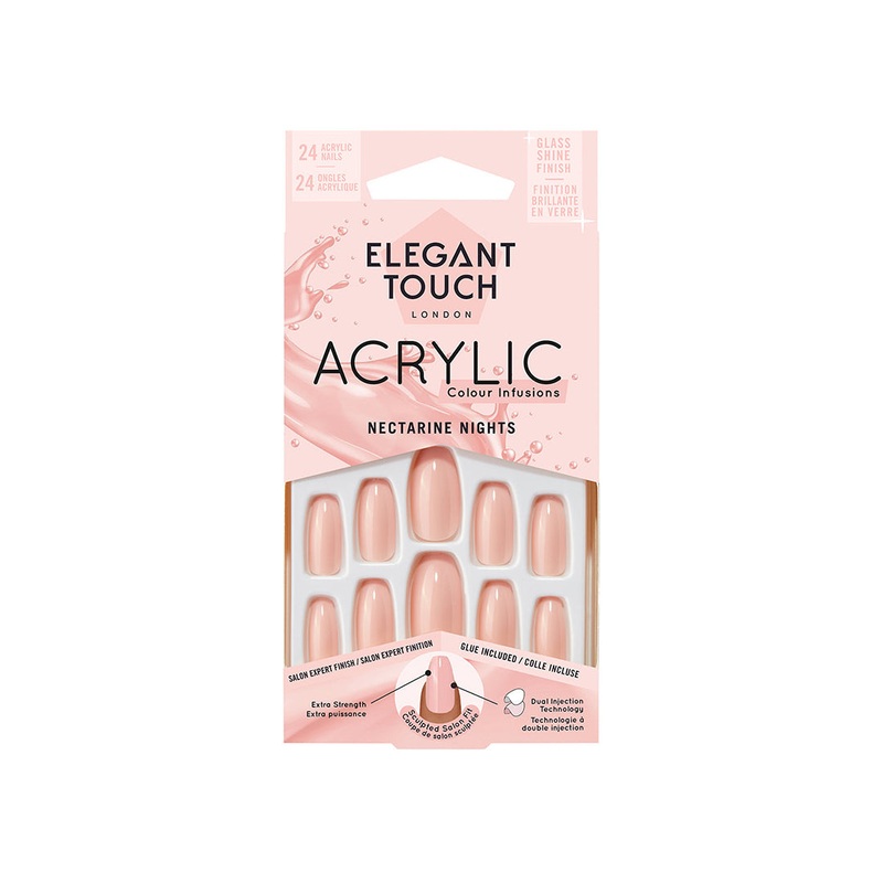 Elegant Touch Acrylic Colour Infusions False Nails
