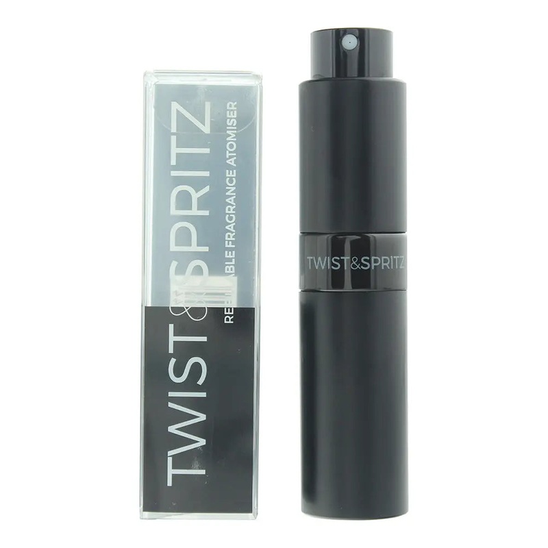 Twist  Spritz Atomiser Refilable Black Spray 8ml