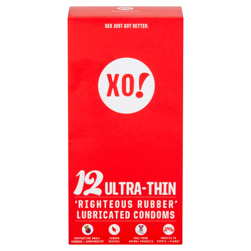 Righteous Rubber Condoms – Ultra-Thin & Lubricated 12 units