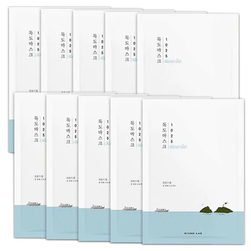 ROUND LAB Dokdo Hydrating Water Gel Mask 10ea