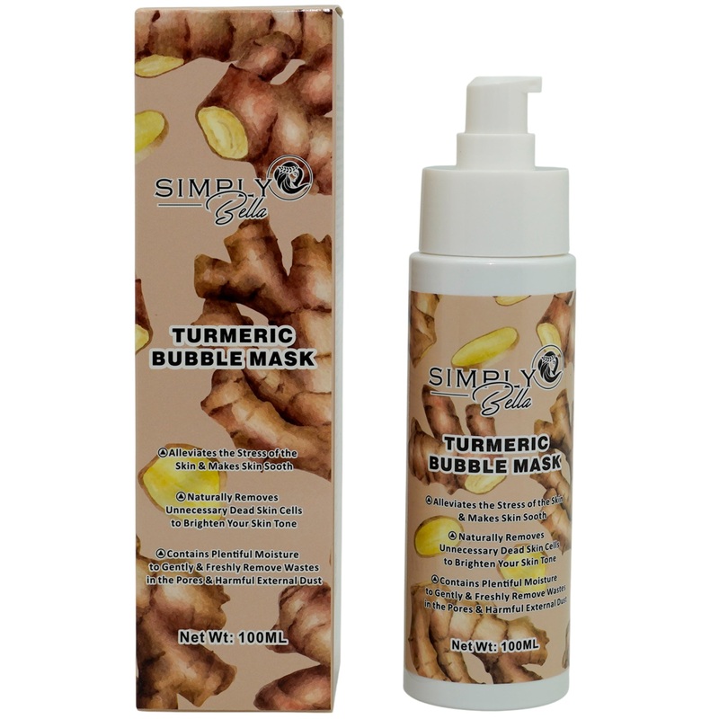 Simply Bella Turmeric Bubble Mask – Wholesale 5 Units (FC-1021)