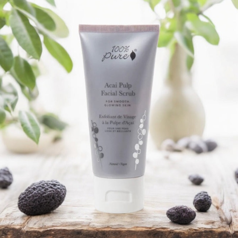Acai Pulp Facial Scrub – 100% Pure