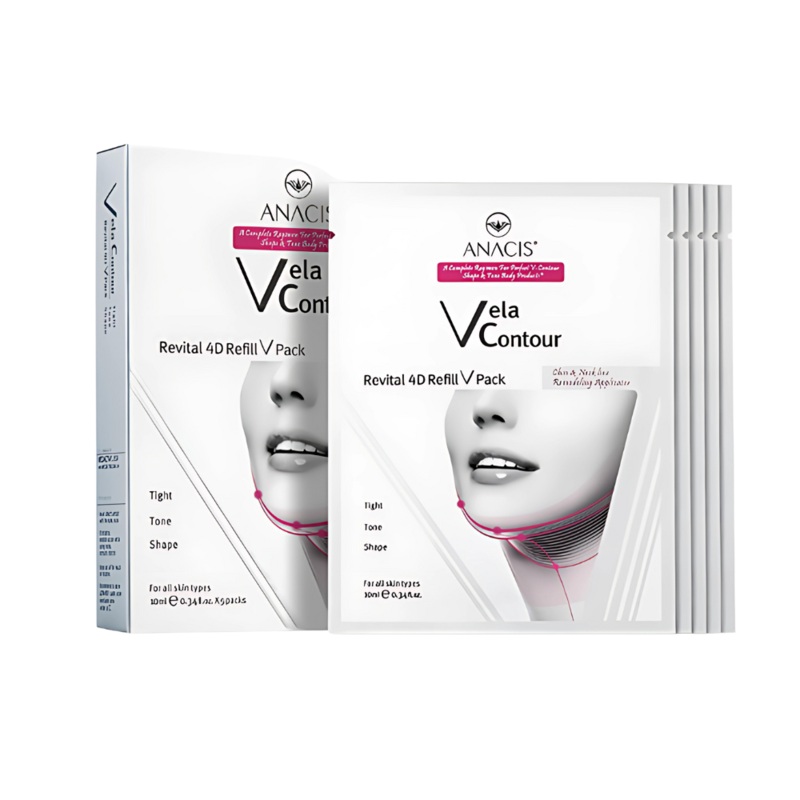 ANACIS Vela Contour 4D Refill V Pack 10ml * 5 sheets