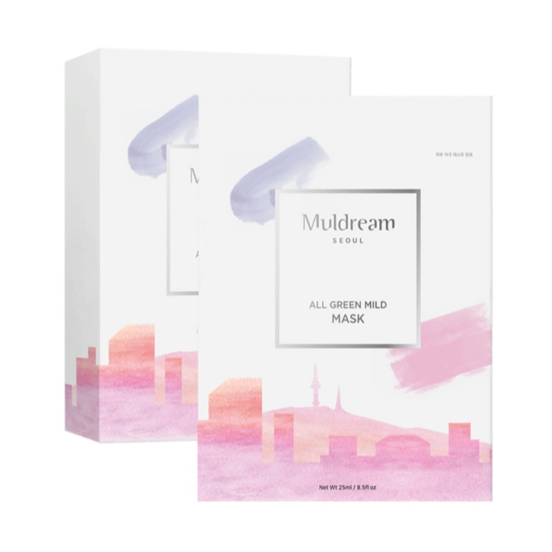 Muldream All Green Mild Mask 27ml *10 pcs