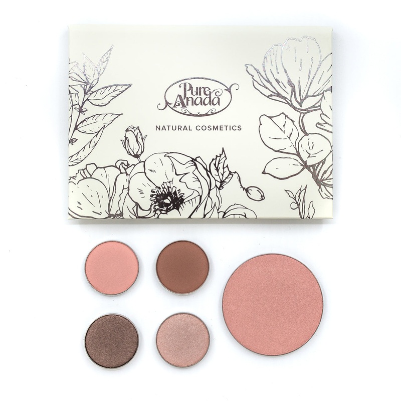 Natural Eye & Cheek Makeup Compact Palette – Delicate by Pure Anada