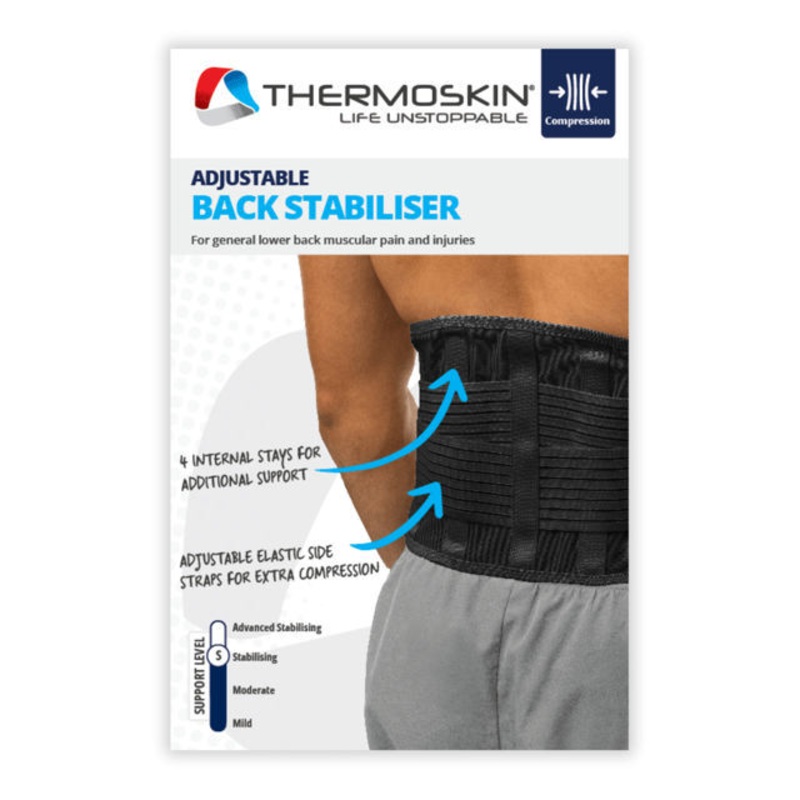 Elastic Back Stabiliser XL XL Black