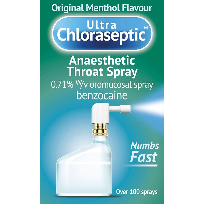 Anaesthetic Throat Spray Menthol Flavour 15ml